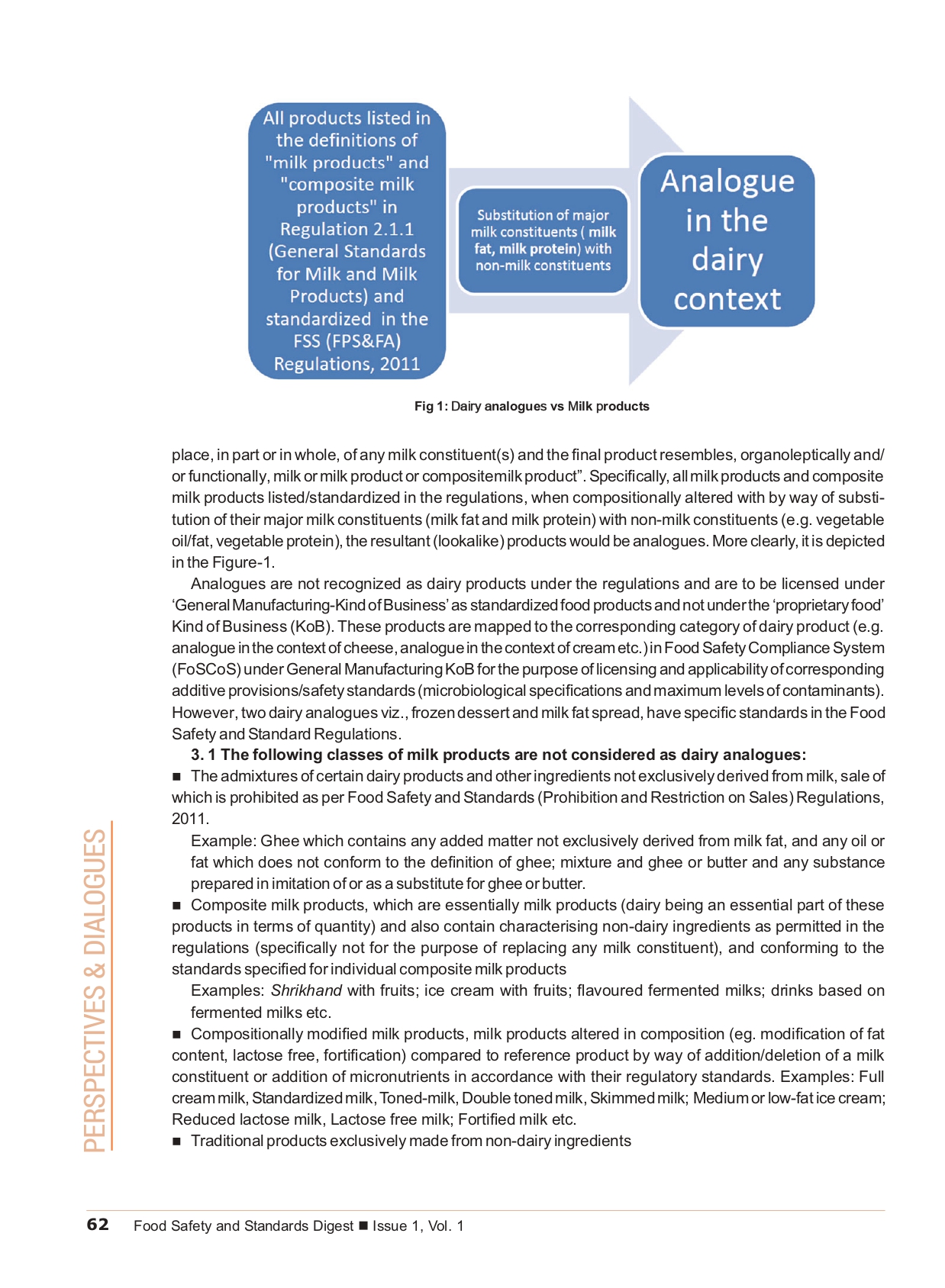 Dairy Analogues: An Overview